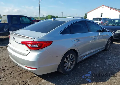 2016 Hyundai Sonata Sport from USA, damaged, VIN 5NPE34AF7GH431147